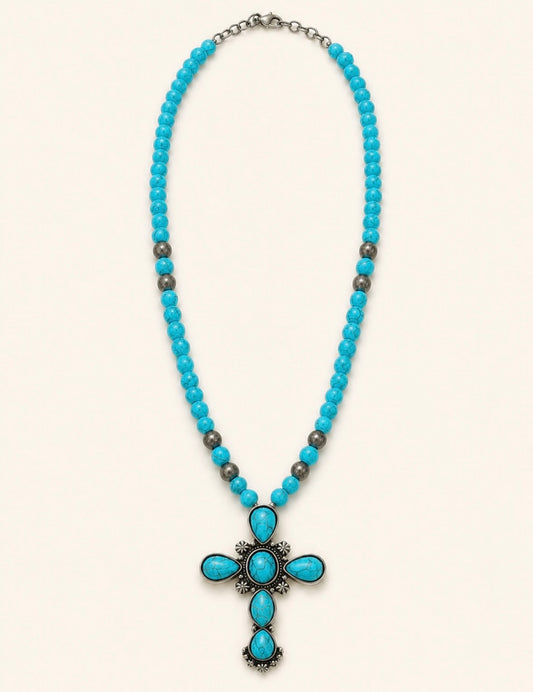 Desert Soul Turquoise Statement Necklace
