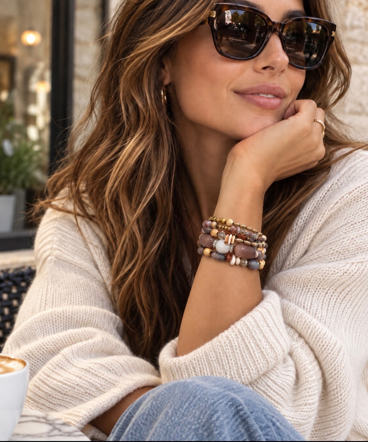 SIERRA STONE WRAP BRACELET