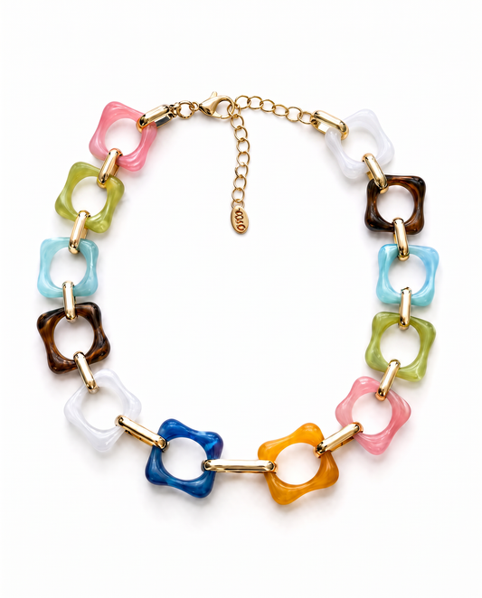 COLOR POP LINK NECKLACE