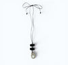 PEBBLE & PEARL DROP CORD NECKLACE