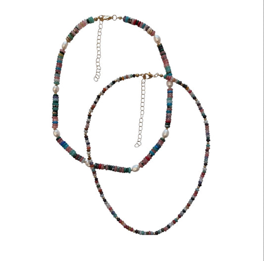 CONFETTI GEM NECKLACE SET