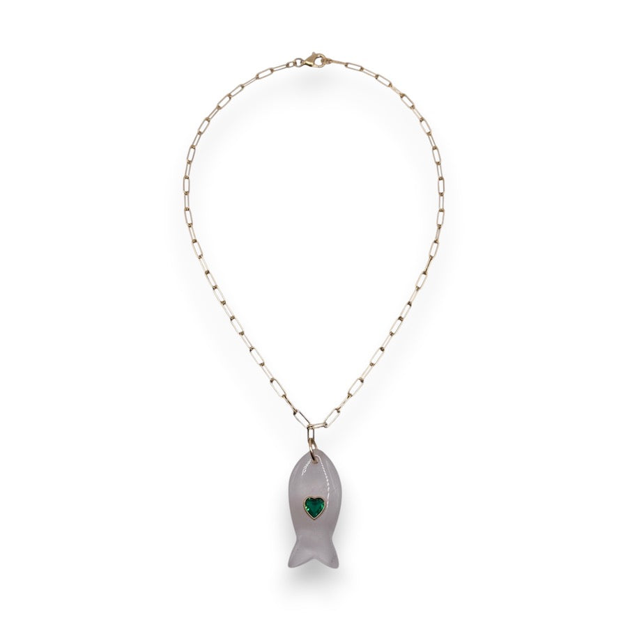 THE LUCIA FISH PENDANT NECKLACE
