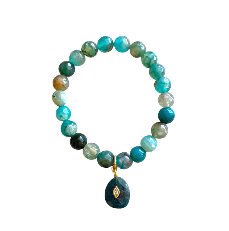 OCEAN TEARDROP BRACELET