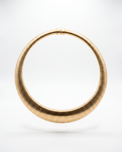 GOLDEN CURVE COLLAR NECKLACE