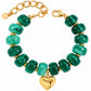 THE HEART OF GOLD BEADED BRACELET
