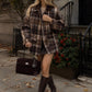 Suede Flap Satchel