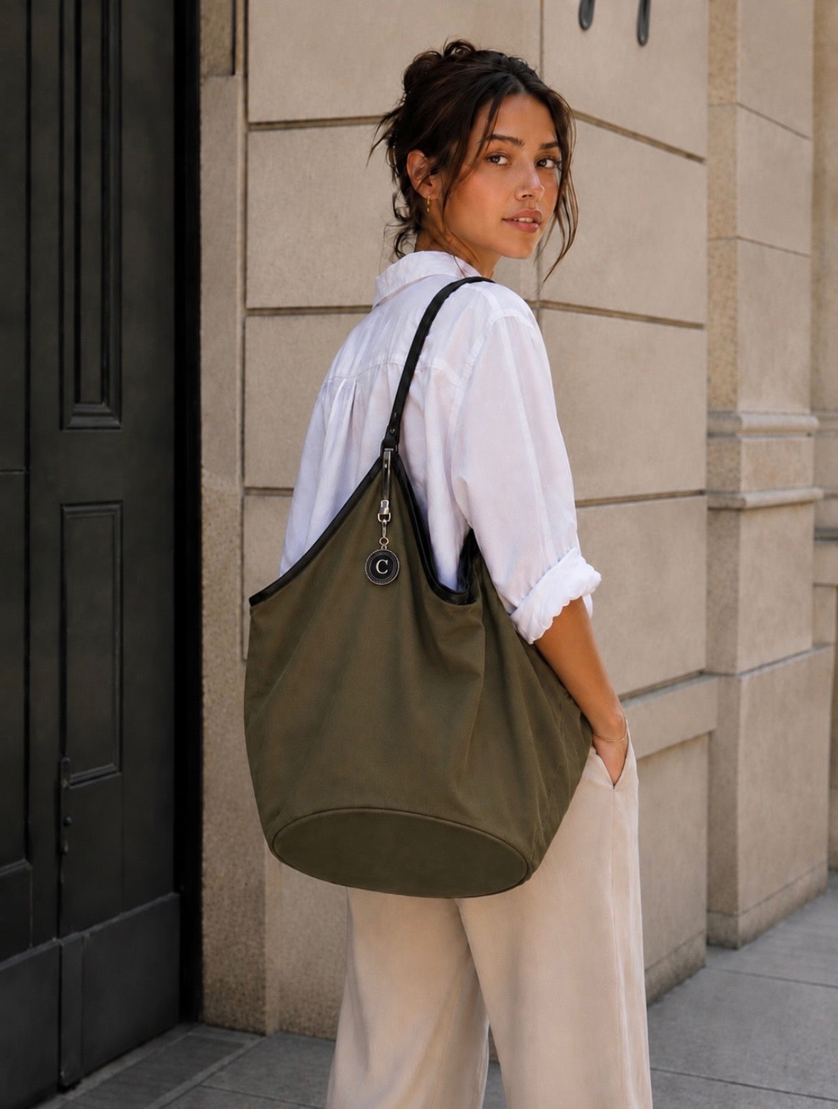 THE CANVAS SLOUCH BAG