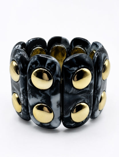 After Dark Studded Stretch Bracelet