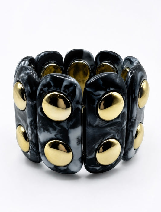 After Dark Studded Stretch Bracelet