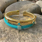 TURQUOISE CLOVER CABLE BRACELET SET