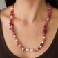 WILD ROSE GEMSTONE AND PEARL NECKLACE