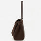 Suede Flap Satchel
