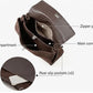Suede Flap Satchel