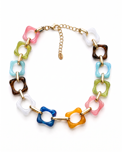 COLOR POP LINK NECKLACE