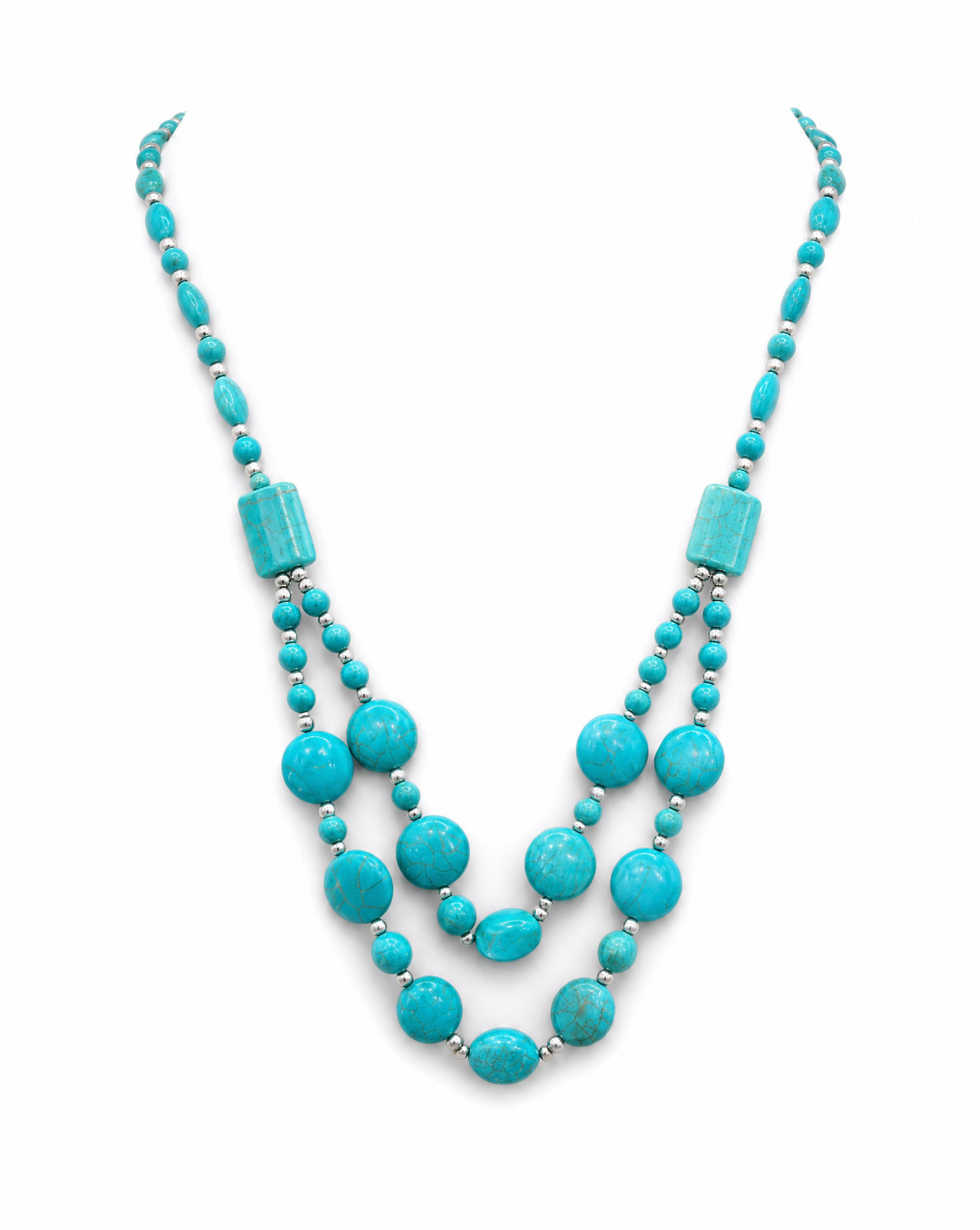 Santa Fe Double Strand Necklace