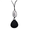 SKIPPING PEBBLE CORD NECKLACE